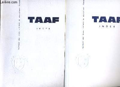 TAAF - TERRES AUSTRALES ET ANTARCTIQUES FRANCAISES - INDEX - N1 AU N52-53