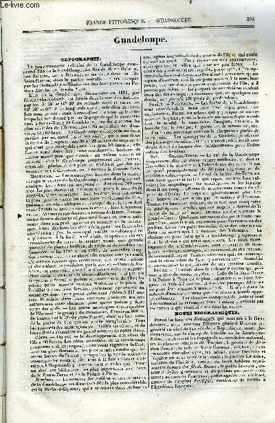 FRANCE PITTORESQUE TOME 3 - LIVRAISON N39, 40, 41- GUADELOUPE, GUYANE FRANCAISE, ILES SAINT-PIERRE ET MIQUELON - TERRE-NEUVE