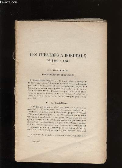 Revue historique de Bordeaux et du dpartement de la Gironde n 1