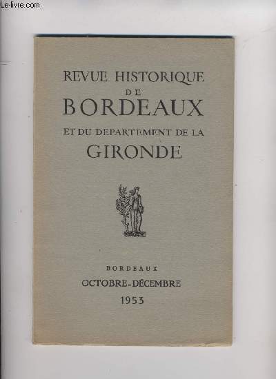 Revue historique de Bordeaux et du dpartement de la Gironde n 4
