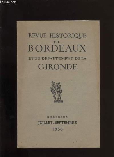 Revue historique de Bordeaux et du dpartement de la Gironde n 3