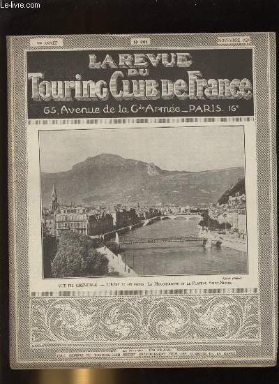 TOURING - CLUB DE FRANCE N° 361. Vue de Grenoble.