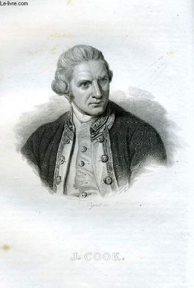 EXTRAIT PORTRAITS ET HISTOIRE DES HOMMES UTILES. COOK