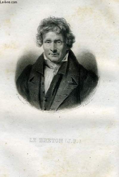 EXTRAIT PORTRAITS ET HISTOIRE DES HOMMES UTILES. LE BRETON