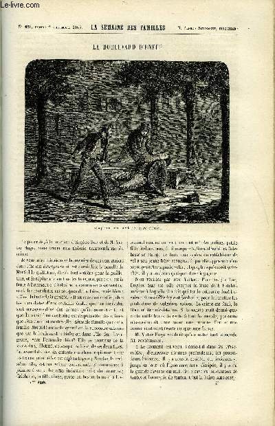 LA SEMAINE DES FAMILLES 7EME ANNEE N49 - LE BOULEVARD D'ENFER DE FELIX-HENRI, LE CHEMIN DU PARADIS XIV DE H.AUDEVAL, VERSAILLES SOUS LOUIS XIV - XIV DE RENEE DE LA RICHARDAYS, DJEDDAH DE RENE, LE COR DE ROLAND DE BENEDICT-HENRY REVOIL