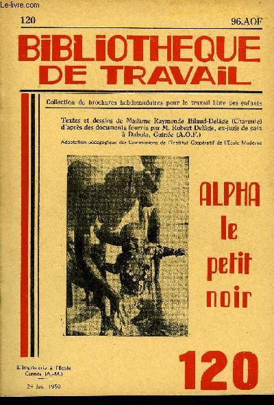 BIBLIOTHEQUE DE TRAVAIL N120 - ALPHA LE PETIT NOIR