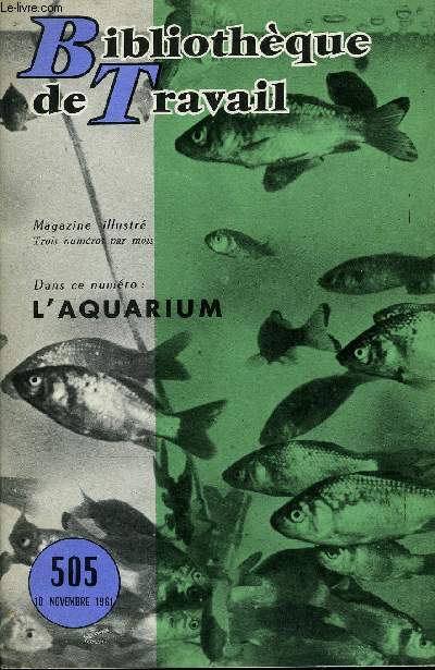 BIBLIOTHEQUE DE TRAVAIL N505 - L'QUARIUM