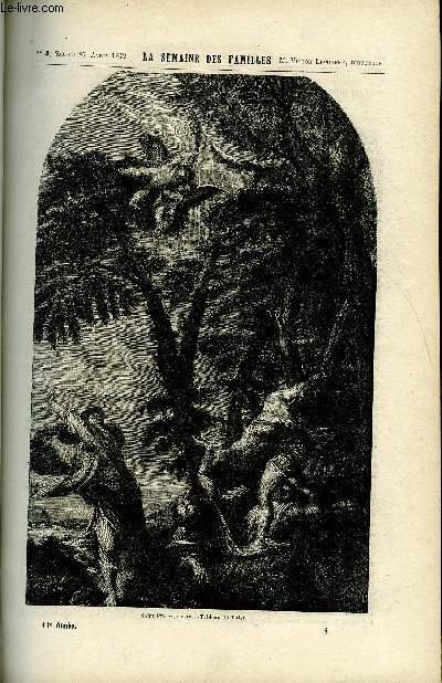 LA SEMAINE DES FAMILLES 14EME ANNEE N4 - SAINT PIERRE DE VERONE, MARTYR DE AMBROISE PETIT, CHRONIQUE SCIENTIFIQUE DE CONON, LES FERS DU DIABLE DE H. DE LUSILLY, LA VIE DE SABIN ARESSY, LA CHEMINEE DE CREPY-EN-VALOIS DE HENRY