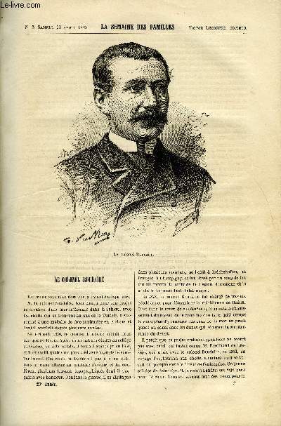 LA SEMAINE DES FAMILLES 27EME ANNEE N2 - LE COLONEL ROUDAIRE DE OSCAR HAVARD, LA VIEILLE MAISON III DE J.O LAVERGNE, L'HISTOIRE DES PERSECUTIONS DE ABEL GAVEAU, NICE DE S. DUSSIEUX, LE PAGE DU ROI LOUIS XI DE ANDRE DE BRECH