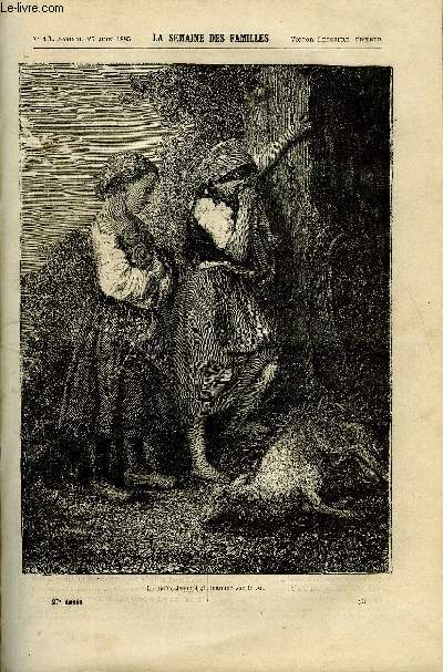 LA SEMAINE DES FAMILLES 27EME ANNEE N13 - L'AGNEAU MORT DE REMY D'ALTA-ROCCA, MAMAN CAPITAINE XI DE VICTOR FOURNEL, LE PETROLE EN AMERIQUE DE H. DE LUSILLY, LE SALON DE A. DU CHANTIER, LE PASSE HISTORIQUE DE L'ARMEE FRANCAISE DE CH. BARTHELEMY