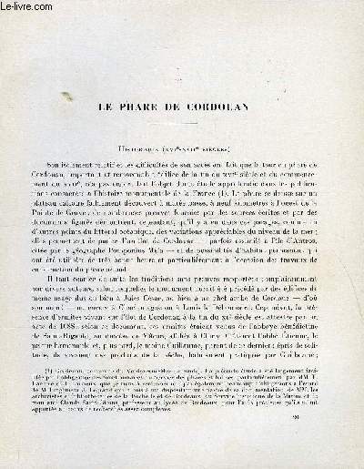 BULLETIN MONUMENTAL 113e VOLUME DE LA COLLECTION N3 - LE PHARE DE CORDOUAN PAR R. CROZET