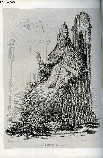 EXTRAIT DU PLUTARQUE FRANCAIS TOME 1 - Vies des hommes et des femmes illustres de la France depuis le cinquime sicle jusqu' nos jours. GERBERT, NE VERS 940, MORT EN 1003