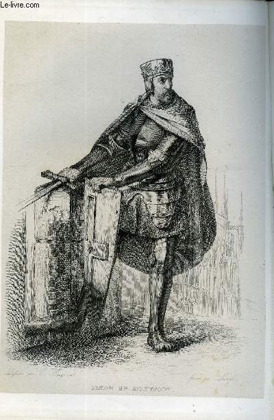 EXTRAIT DU PLUTARQUE FRANCAIS TOME 1 - Vies des hommes et des femmes illustres de la France depuis le cinquime sicle jusqu' nos jours. SIMON DE MONTFORT, NE VERS 1160, MORT EN 1218