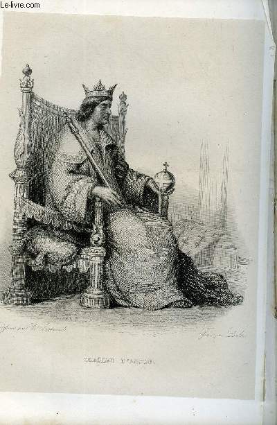 EXTRAIT DU PLUTARQUE FRANCAIS TOME 1 - Vies des hommes et des femmes illustres de la France depuis le cinquime sicle jusqu' nos jours. CHARLES D'ANJOU, NE EN 1221, MORT EN 1285