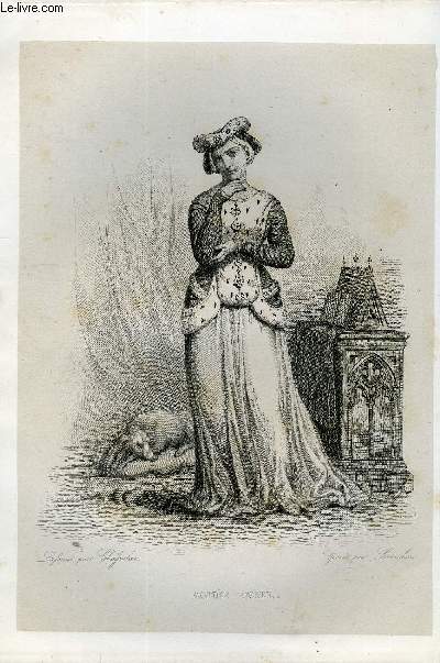 EXTRAIT DU PLUTARQUE FRANCAIS TOME 2 - Vies des hommes et des femmes illustres de la France depuis le cinquime sicle jusqu' nos jours. AGNES SOREL, NEE EN 1409, MORTE EN 1450