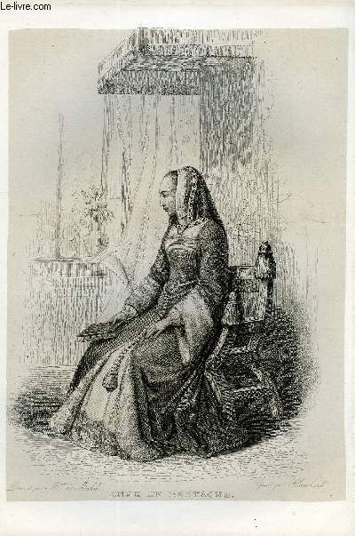 EXTRAIT DU PLUTARQUE FRANCAIS TOME 2 - Vies des hommes et des femmes illustres de la France depuis le cinquime sicle jusqu' nos jours. ANNE DE BRETAGNE, NEE EEN 1476, MORTE EN 1514