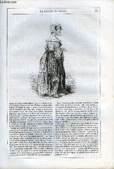 EXTRAIT DES FRANCAIS PEINTS PAR EUX-MEMES TOME 2 - LA LOUEUSE DE CHAISES + LA DEMOISELLE DE COMPAGNIE