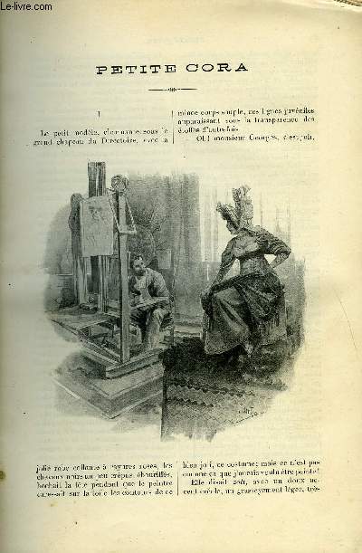 LE MONDE MODERNE TOME 1 - Petite Cora par Jules Claretie, Pour fonder une revue par l'diteur, L'inquitude par Gustave Geffroy