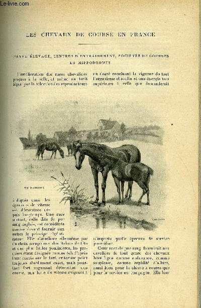 LE MONDE MODERNE TOME 1 - Les chevaux de course en France par Dennemont