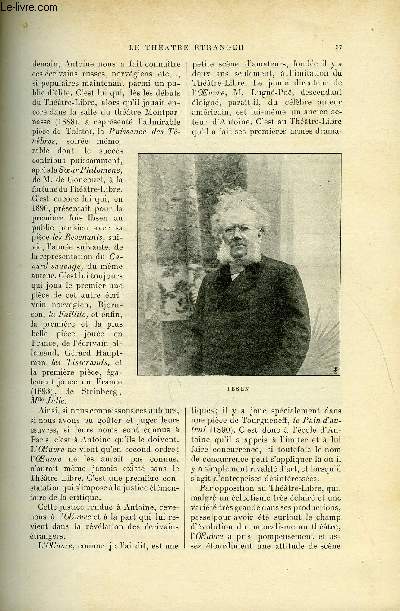 LE MONDE MODERNE TOME 2 - Le thatre tranger et M. Strinberg a Paris par Henry Fvre