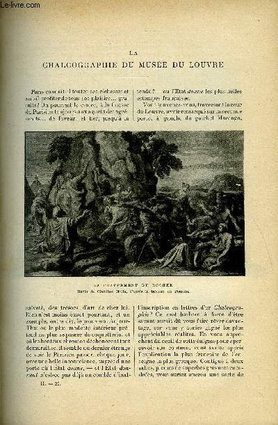 LE MONDE MODERNE TOME 2 - La chalcographie du muse du Louvre par Henry de Chennevires, La fonderie de fer par G. Henry