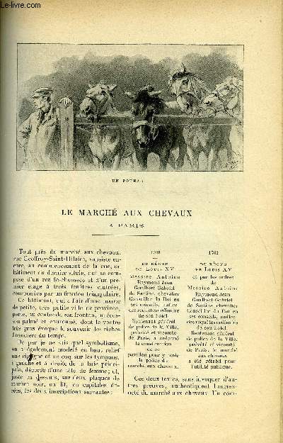 LE MONDE MODERNE TOME 2 - Le march aux chevaux a Paris par Gustave Coquiot