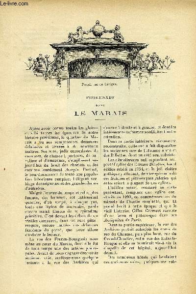 LE MONDE MODERNE TOME 4 - PROMENADE DANS LE MARAIS