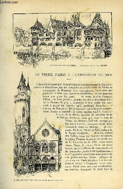 LE MONDE MODERNE TOME 11 - LE VIEUX PARIS A L'EXPOSITION DE 1900