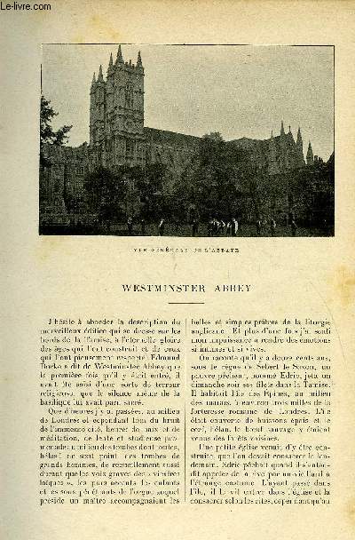 LE MONDE MODERNE TOME 12 - WESTMINSTER ABBEY