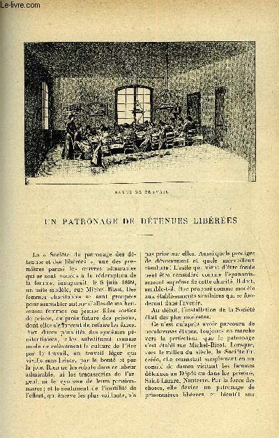 LE MONDE MODERNE TOME 14 - UN PATRONAGE DE DETENUES LIBEREES