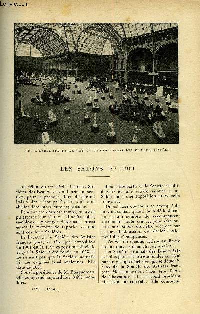 LE MONDE MODERNE TOME 14 - LES SALONS DE 1901