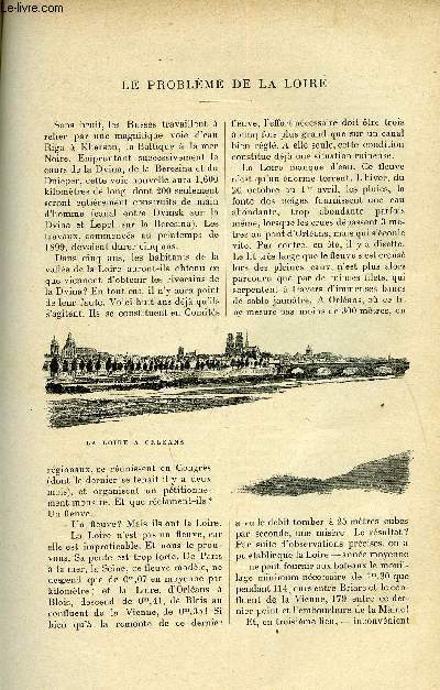 LE MONDE MODERNE TOME 14 - LE PROBLEME DE LA LOIRE