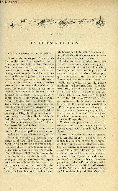 LE MONDE MODERNE TOME 14 - LA DEFENSE DE BREST