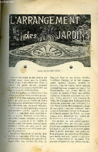 LE MONDE MODERNE TOME 17 - L'ARRANGEMENT DES JARDINS