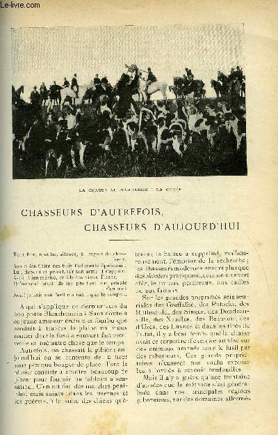 LE MONDE MODERNE TOME 18 - CHASSEURS D'AUTREFOIS, CHASSEURS D'AUJOURD'HUI