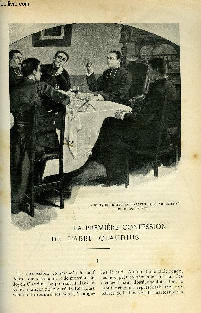 LE MONDE MODERNE TOME 18 - LA PREMIERE CONFESSION DE L'ABBE CLAUDIUS + LES SOURCES DE LA TOUVRE