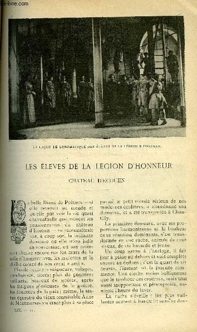 LE MONDE MODERNE TOME 19 - LES ELEVES DE LA LEGION D'HONNEUR - CHATEAU D'ECOUEN