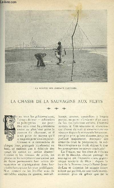 LE MONDE MODERNE TOME 20 - LA CHASSE DE LA SAUVAGINE AUX FILETS + NOEL