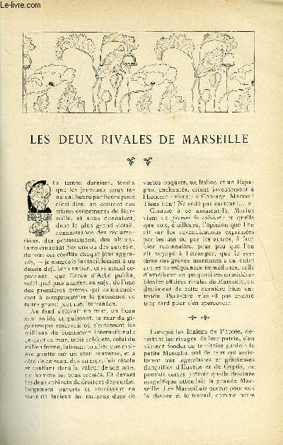 LE MONDE MODERNE TOME 21 - LES DEUX RIVALES DE MARSEILLE