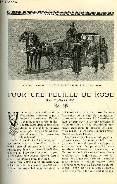 LE MONDE MODERNE TOME 23 - POUR UNE FEUILLE DE ROSE