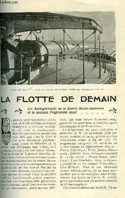 LE MONDE MODERNE TOME 23 - LA FLOTTE DE DEMAIN