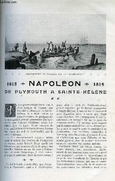 LE MONDE MODERNE TOME 27 - 1815 - NAPOLEON - DE PLYMOUTH A SAINTE-HELENE + BATARD