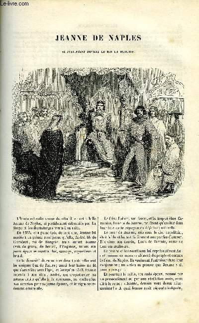 EXTRAIT DE LA REVUE PITTORESQUE, MUSEE LITTERAIRE ILLUSTRE PAR LES PREMIERS ARTISTES TOME 1 - JEANNE DE NAPLES, BARRIERE DU TRONE, LE DERNIER CIGARE A QUATRE SOUS, THEATRES DE PARIS (NOVEMBRE)