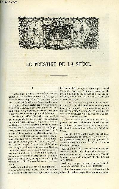 EXTRAIT DE LA REVUE PITTORESQUE, MUSEE LITTERAIRE ILLUSTRE PAR LES PREMIERS ARTISTES TOME 4 - LE PRESTIGE DE LA SCENE