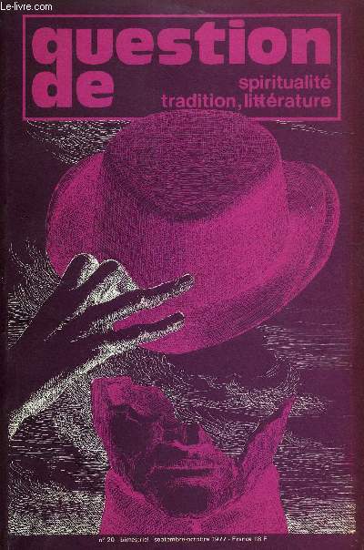 QUESTION DE N 20 - PHILOSOPHIE Physique de l'an 2000, mtaphysique d'il y a 2000 ans Une (vritable) nouvelle philosophiepar Aim Michel HISTOIRE_Clbration de la femme et prostitution sacre par Alexandre Maupertuis__SPIRITUALITE