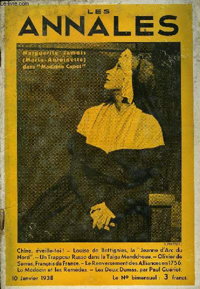 LES ANNALES 56e ANNEE - N 2594 - Chine, veille-toi ! - Louise de Bettignies, la '' Jeanne d'Arc du Nord