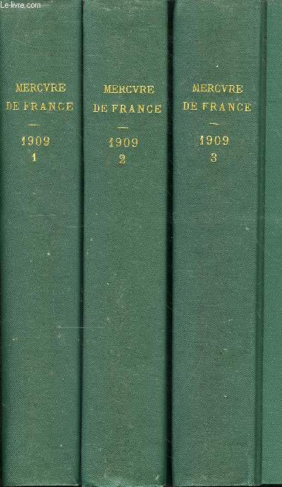 MERCURE DE FRANCE TOME 78 A 82 EN 6 VOLUMES