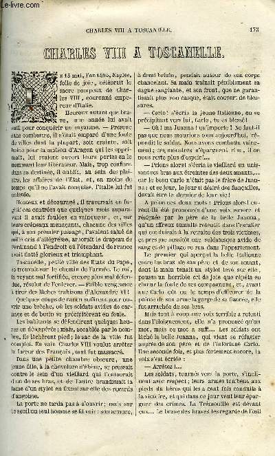 EXTRAIT DE L'ECHO DES FEUILLETONS - RECUEIL DE NOUVELLES, CONTES, ANECDOTES, EPISODES, ETC - Septime anne. Charles VIII a Toscanelle par le comte H. de Moynier