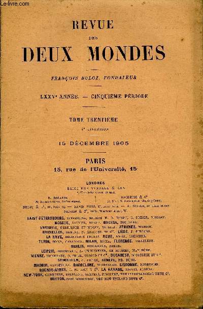 REVUE DES DEUX MONDES LXXVIe ANNEE N4 - I.- UN VOYAGE A SPARTE, troisime partie, par M. MauriceBarres.II.- LES ROQUEVILLARD, troisime partie, par M. HenryBordeaux.III.- LA CONVERSION D'UN CONVENTIONNEL. - MATHURINISNARD