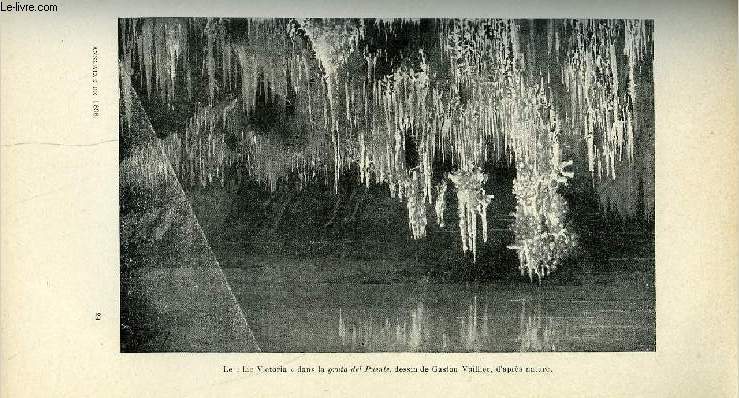 EXTRAIT DE L'ANNUAIRE DU CLUB ALPIN FRANCAIS 25e ANNEE - XIII. La Sierra de Majorque et les nouvelles cavernes de Manacor par M. Gaston Vuillier, Entre de la gruta del Puente, XIV. Au Tonkin et en Annam par M. A. Salles, Bonzes bouddhistes